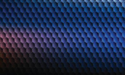 Abstract hexagonal pattern