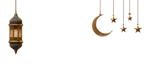 Ornate Islamic Quran on a Decorative Stand religion isolated on a transparent background