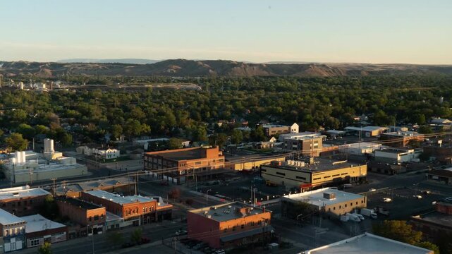 Sunset over Billings, Montana 