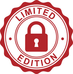Limited Edition Seal with Lock Icon for Exclusive Offers