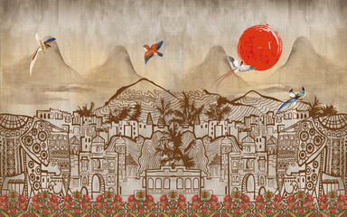 graffiti on the wall