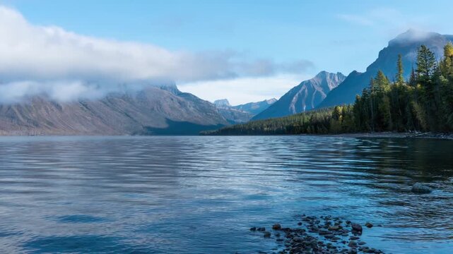 Lake McDonald timelapse Glacier National Park