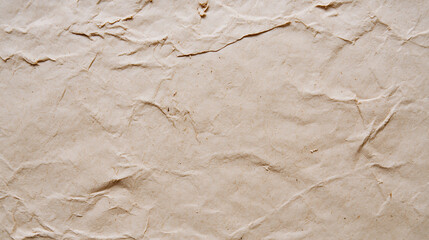 A tan surface featuring a texture of wrinkles and creases scattered across it, creating a sense of age and depth. The varied shadows accentuate the peaks and valleys of the material.