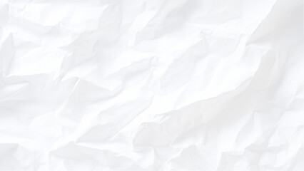 Obraz premium Crumpled white paper texture background