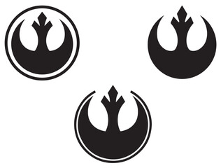 REBEL ALLIANCE SYMBOL SILHOUETTE