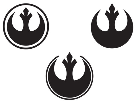REBEL ALLIANCE SYMBOL SILHOUETTE