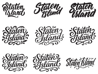 STATEN ISLAND TYPOGRAPHY