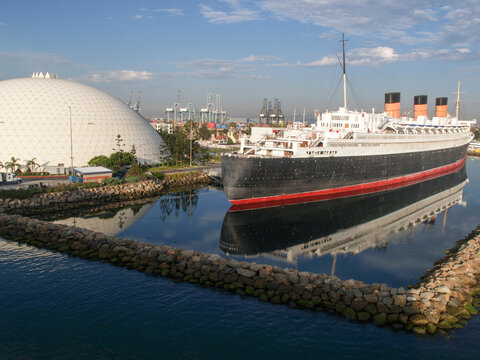 Cruise ship terminal Los Angeles Port California
