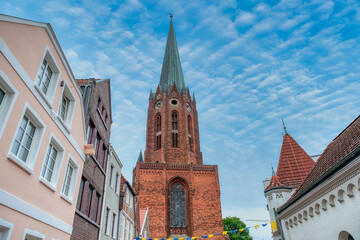 Obraz premium The Hanseatic City of Buxtehude is a city located in the Stade district of Lower Saxony, Germany.