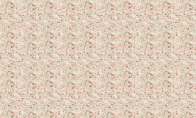 Fototapeta premium Vintage Floral Swirl Pattern Background abstract antique