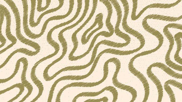 Abstract Topographic Lines Brown Texture Gray Background.Vector Illustration