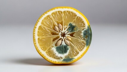 腐った黄色いレモン