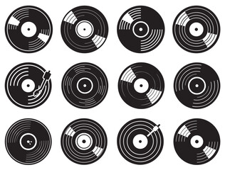 VINYL RECORD SILHOUETTE