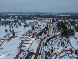 Wintertime in Vuokatti, Sotkamo, Finland