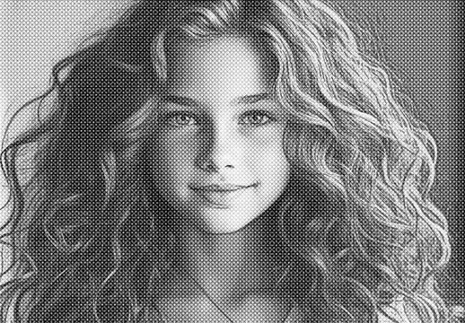 Gray And Black Noir Comic Photo Effect