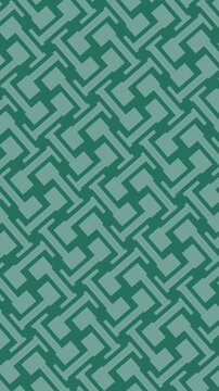 Teal Geometric Pattern Animation Background Seamless Tile Texture - Loop