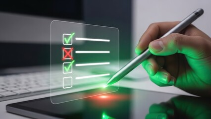 Digital task management with stylus