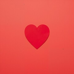 Heart Shape on Pink Background for Decoration and Creative Projects