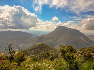 View from Mount Yuffu, Beppu, Japan