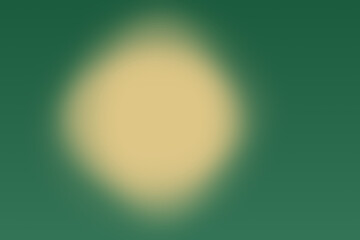 Soft golden light radiating warmly from a blurred central point on a deep green canvas