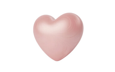 Pink heart icon isolated on transparent background