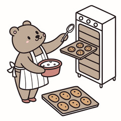 Baker Bear Dessert Maker 1