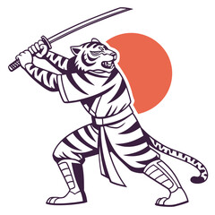 Samurai Tiger Warrior 1