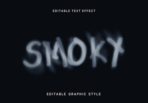 Smoke Blur Text Effect
