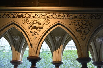 Clo&icirc;tre du de&nbsp;l'abbaye&nbsp;du&nbsp;Mont-Saint-Michel	