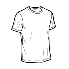 Simple white t-shirt