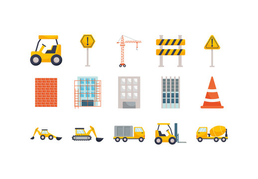 Construction Illustration Set