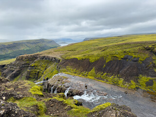 Islande - Glymur waterfall