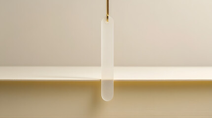 a book mark in hanging position
