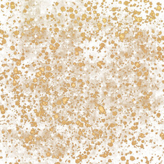 Gold paint splatter texture background