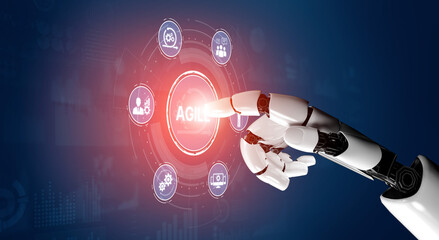 AI enhances agile projects with smart planning tools, virtual collaboration, and intelligent sprint optimization for continuous improvement. Artificial intelligence spline