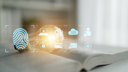 System for safeguarding digital identity using fingerprint authentication, encryption, and secure access protocols across cloud, device, and personal data environments Latch