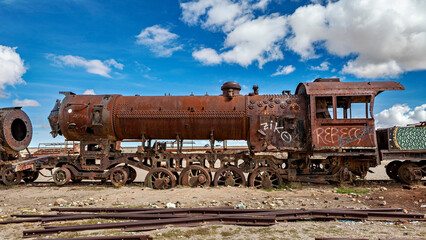 The Uyuni Train Cemetery of Bolivia