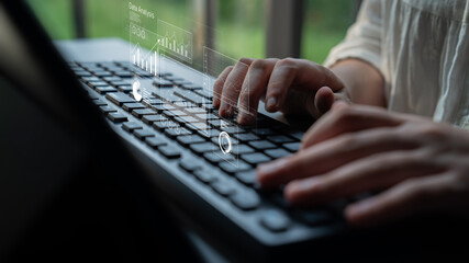 Business data analysis dashboard showing charts, statistics, and performance metrics for decision-making, revenue tracking, and strategic planning in organizations Latch