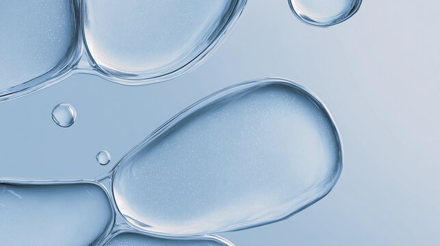 Abstract water bubbles and fluid texture background