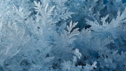 Light blue frost texture ideal for winter sale graphics and clean holiday frames. Soft icy background that works as a subtle frost overlay for branding, posters and seasonal ads. Copy space