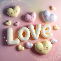 Romantic Valentine&rsquo;s Day Celebration with Loving Couple and Warm Red Aesthetic