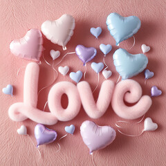 Romantic Valentine&rsquo;s Day Celebration with Loving Couple and Warm Red Aesthetic