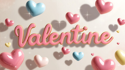 Romantic Valentine&rsquo;s Day Celebration with Loving Couple and Warm Red Aesthetic