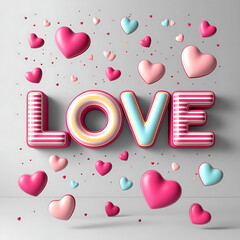 Romantic Valentine&rsquo;s Day Celebration with Loving Couple and Warm Red Aesthetic