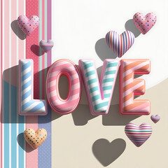 Romantic Valentine&rsquo;s Day Celebration with Loving Couple and Warm Red Aesthetic