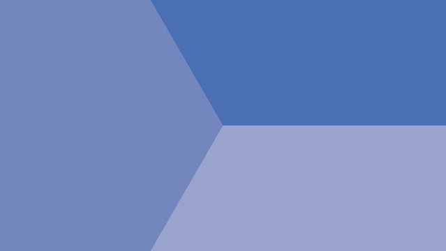 Sophisticated slate blue and navy geometric background with a minimalist three-way color split