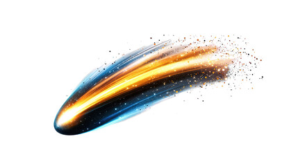 Comet on Transparent Background