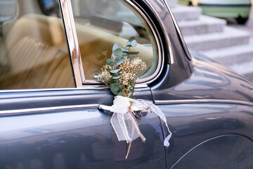 auto, espejo, conducci&oacute;n, veh&iacute;culo, transportaci&oacute;n, embelesado, cristaleras, conducir, circulaci&oacute;n, boda, ch&oacute;fer