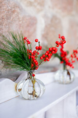 decoraciones, navida, configuraci&oacute;n, flor, celebraciones, restaurante, decoraci&oacute;n, interiors, acontecimiento, verde, natural, planta, belleza, delicado, ramillete, ramo, macro, zoom