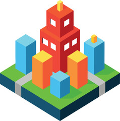 Simple City Building Design